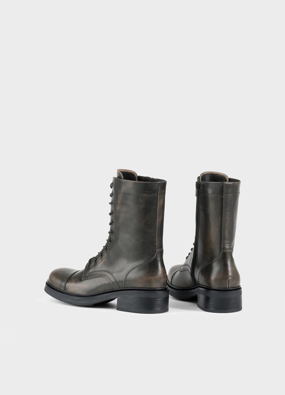 Karlie boots Brown brush-off leather