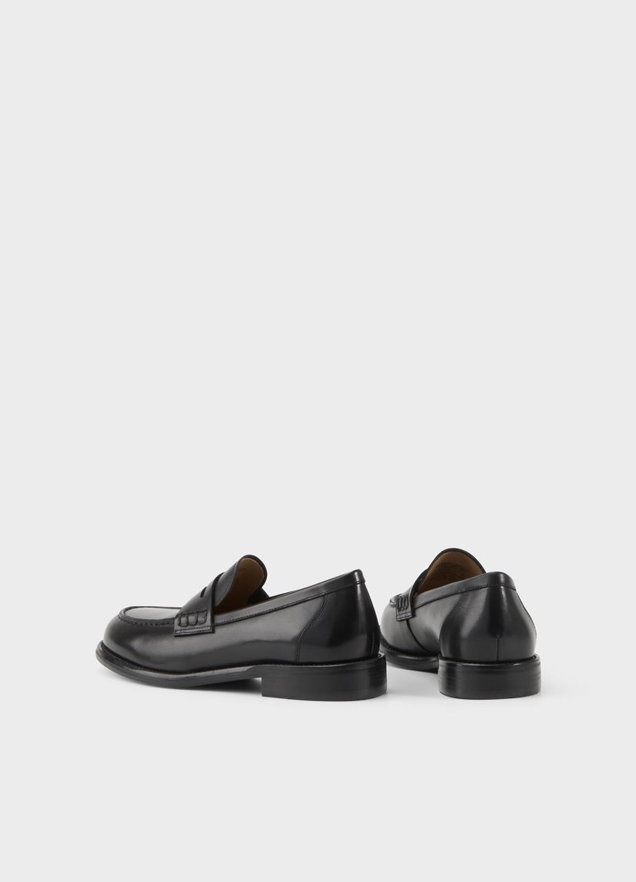 Linn loafers Black, Leather