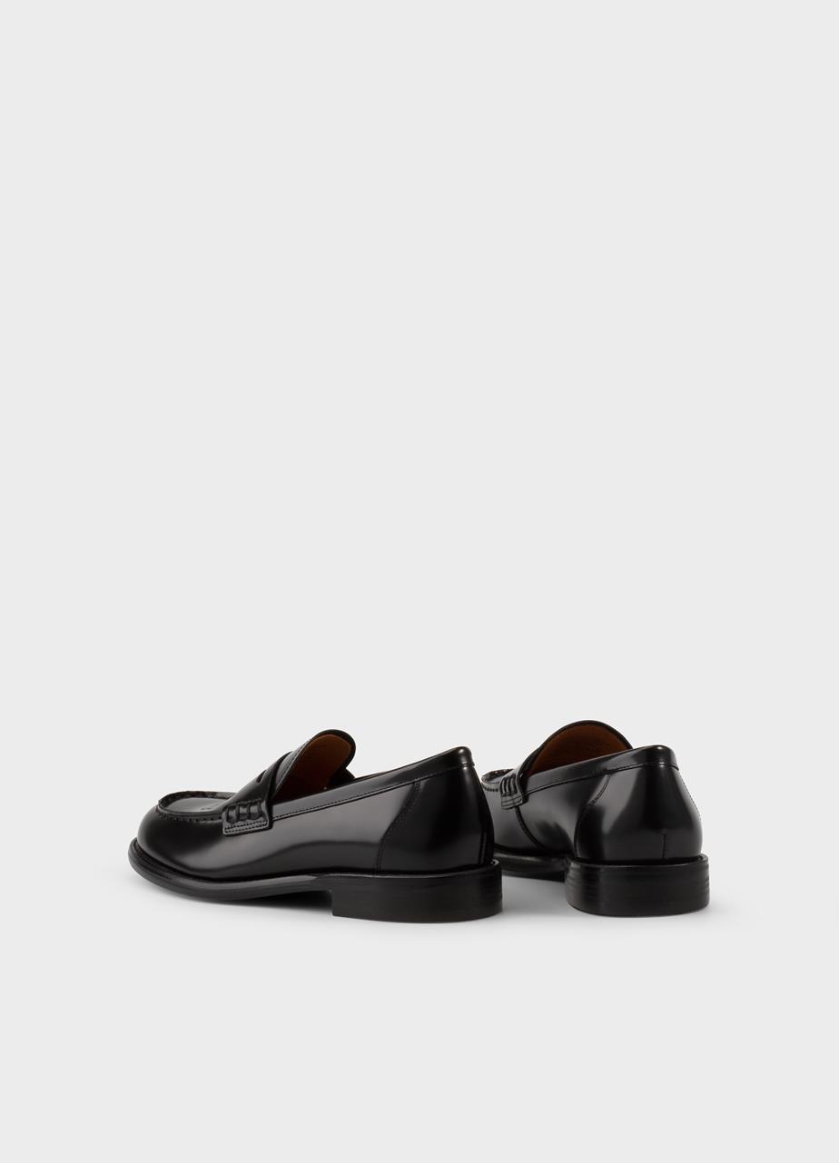 Linn loafers Black polished leather