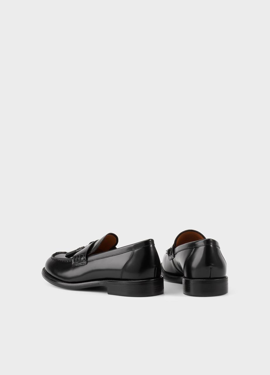 Linn loafers Black polished leather