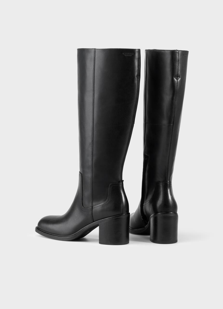Meryl tall boots Black leather