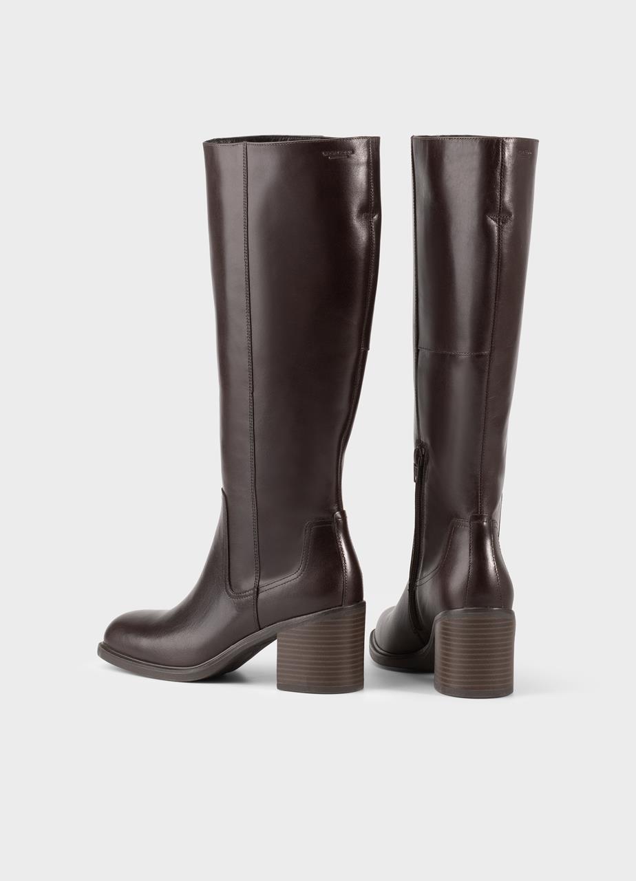 Meryl tall boots Brown leather