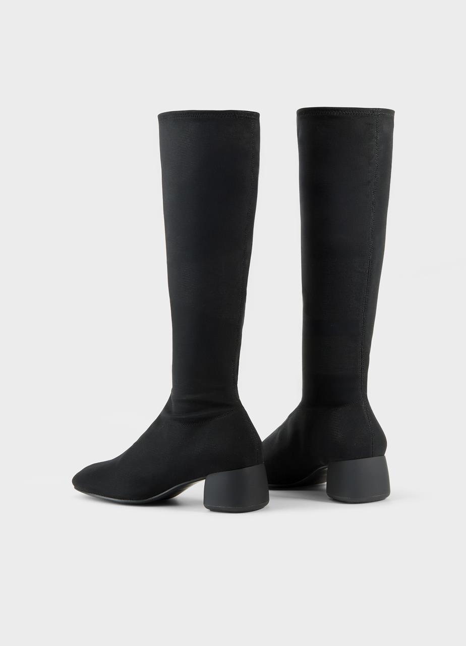 Livia tall boots Black stretch