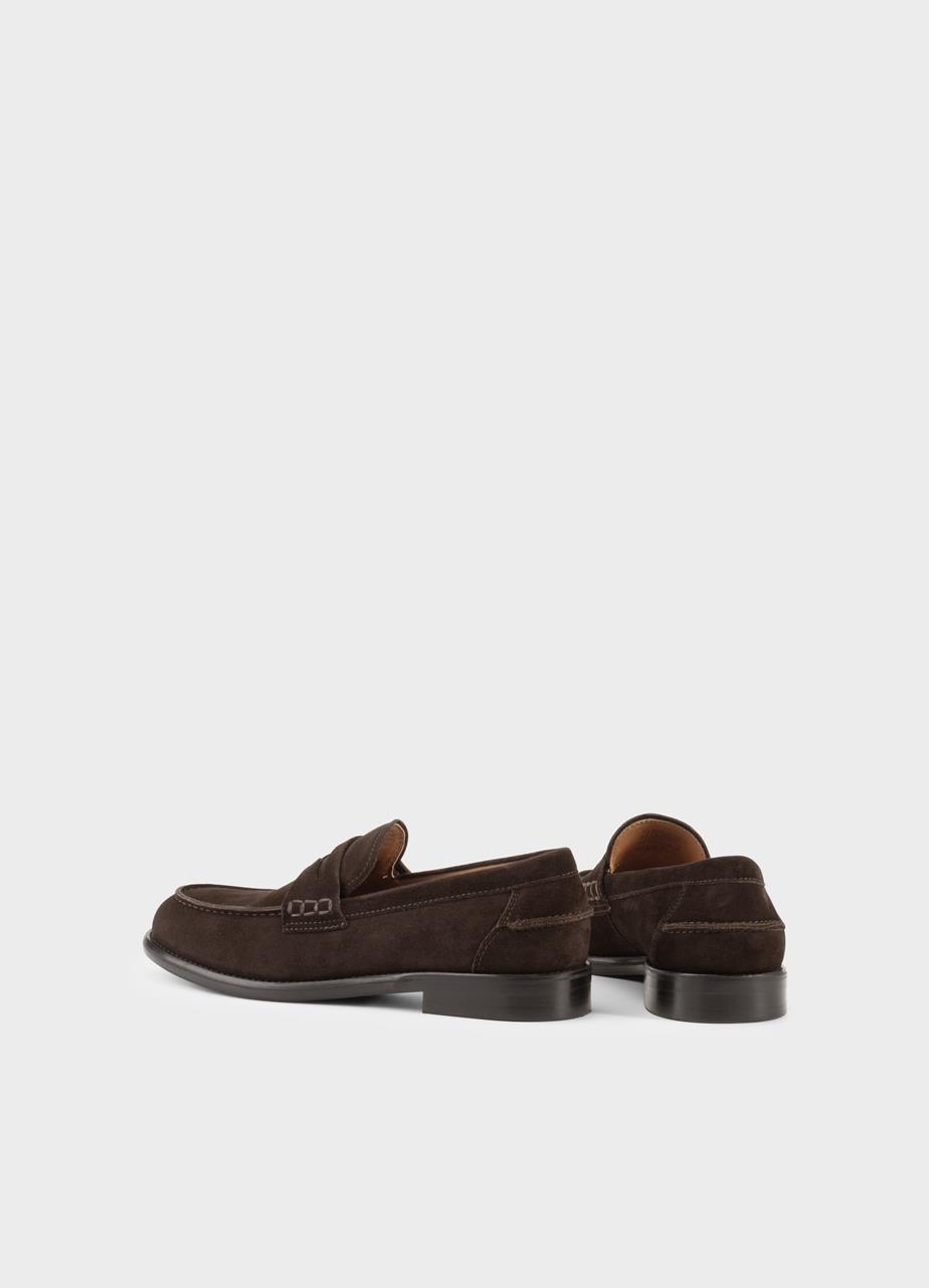 Steven loafers Dark Brown, Suede