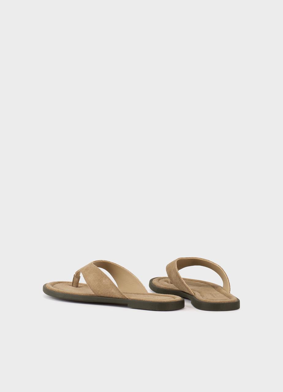 Zaida sandals Beige, Suede