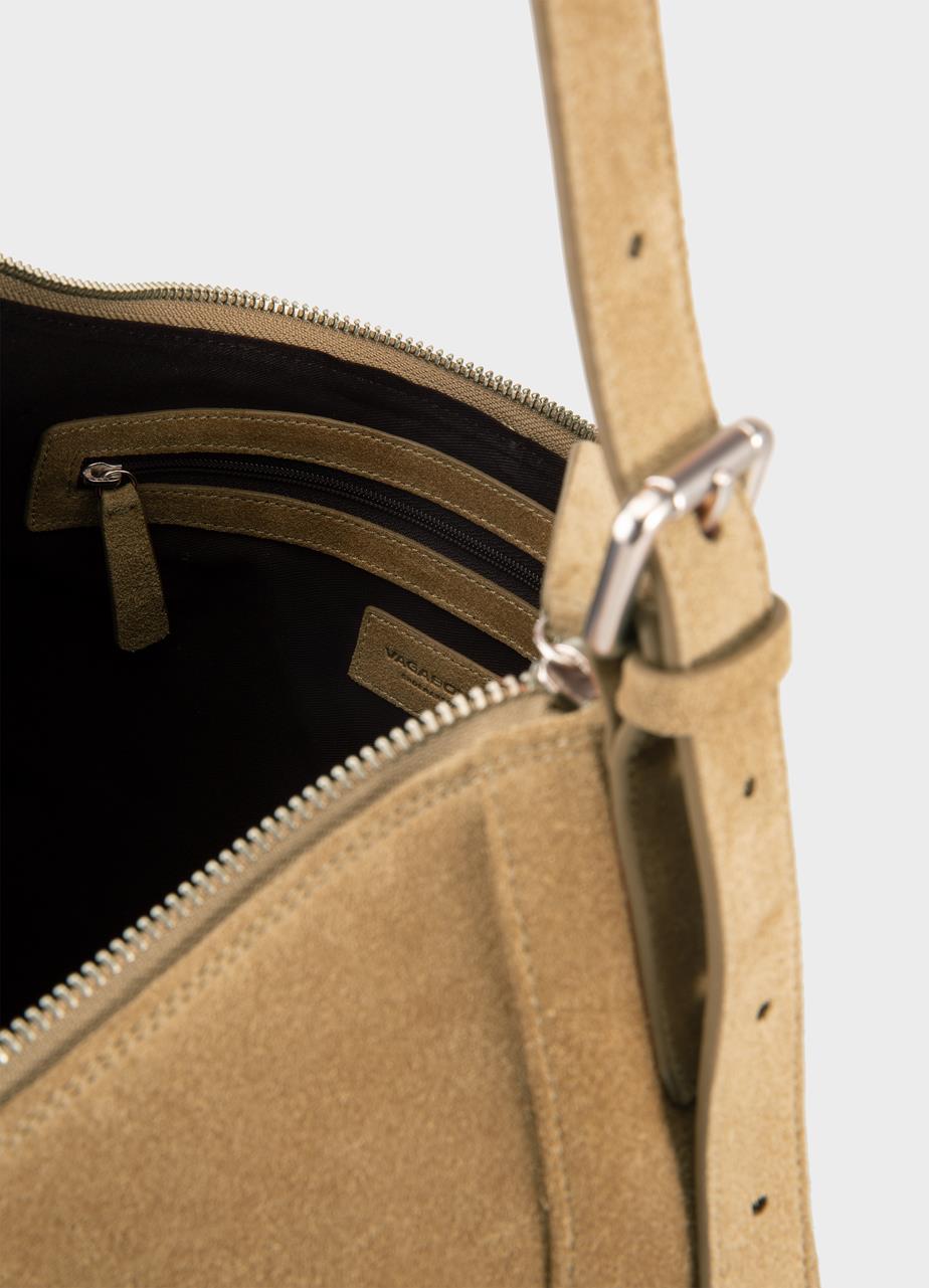 Hilo bag Beige, Suede