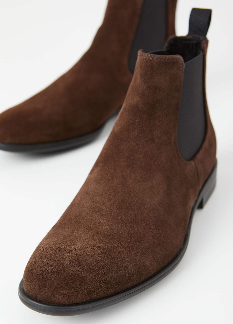 Harvey boots Dark Brown suede