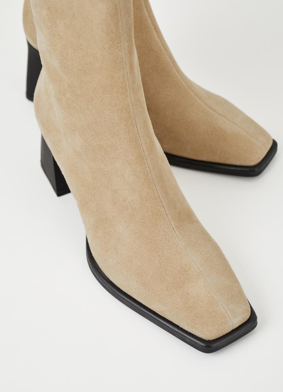 Hedda boots Beige suede