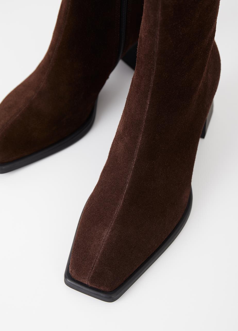 Hedda boots Dark Brown suede