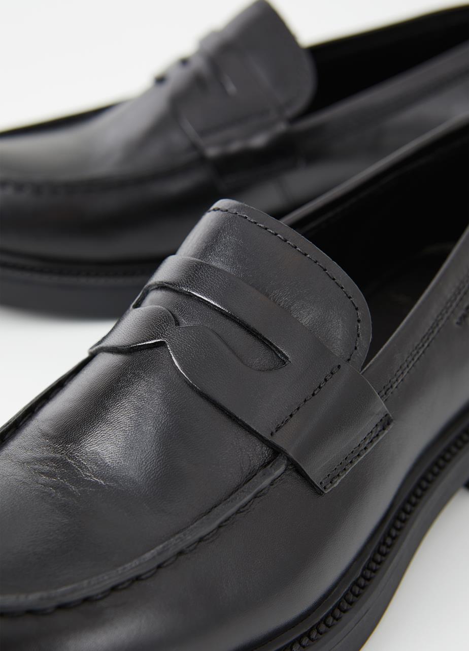 Alex w loafers Black leather