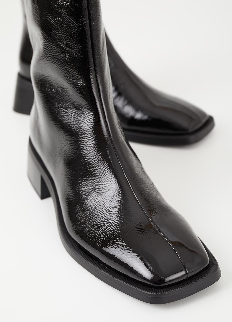 Blanca boots Black patent leather
