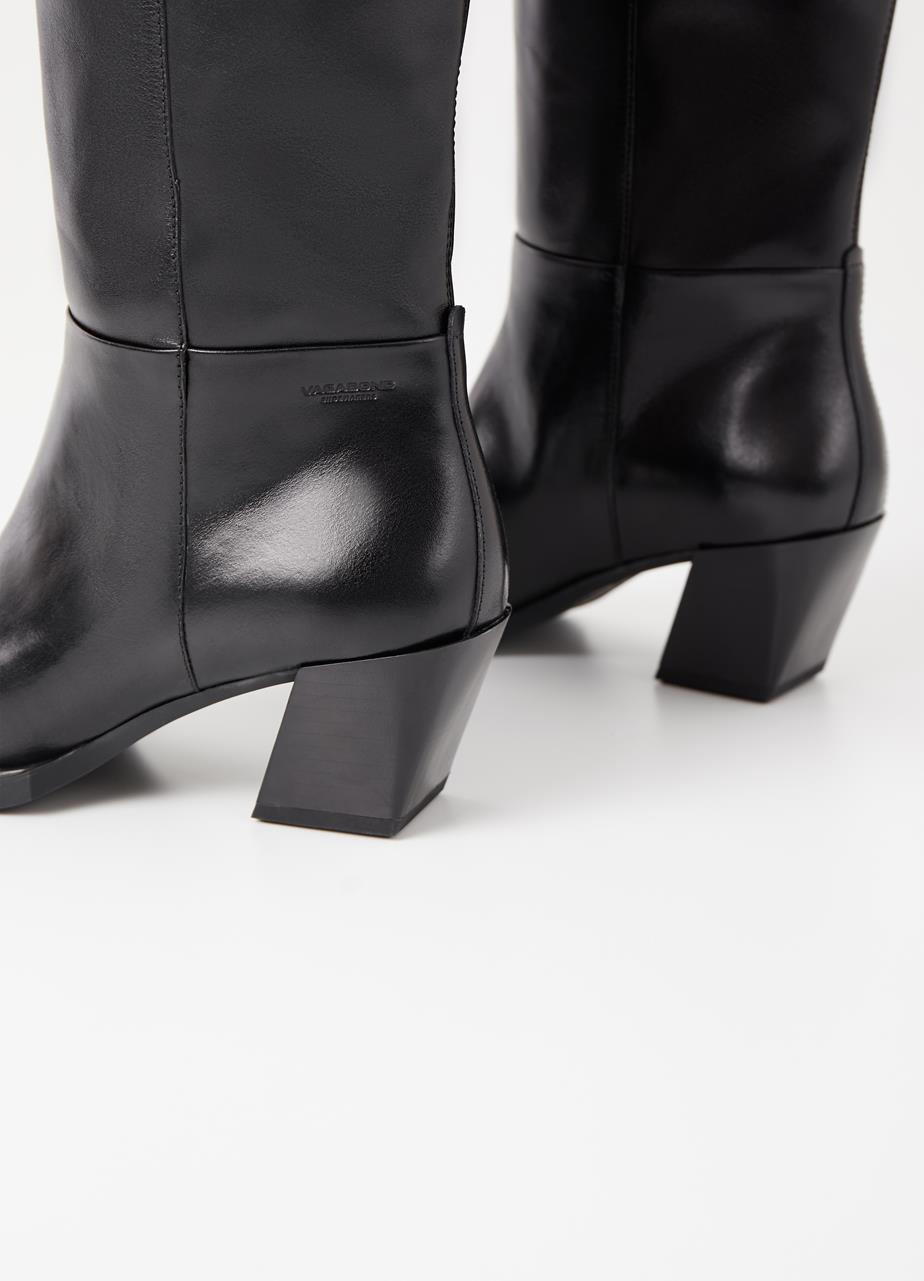 Alina tall boots Black leather