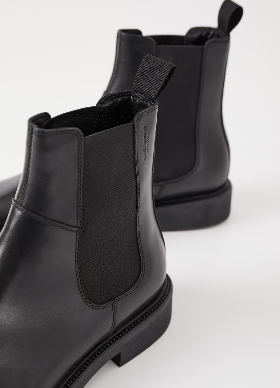 Alex m boots BLACK LEATHER