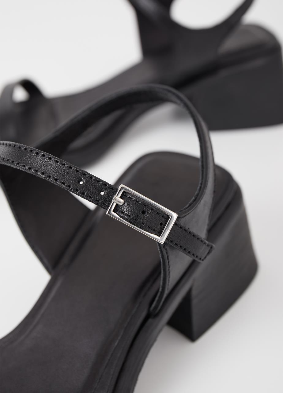 Ines sandals Black leather