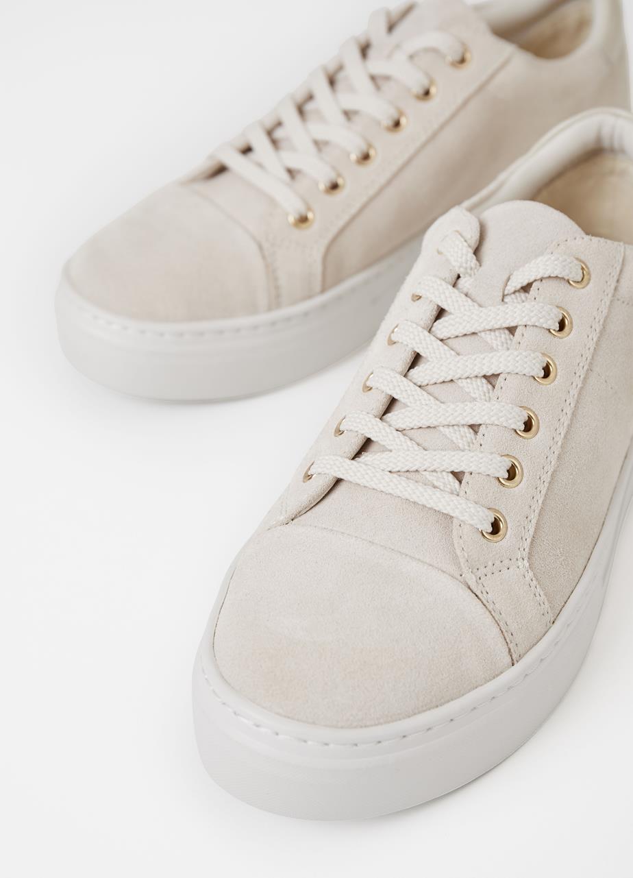 Zoe platform sneakers Off-White suede