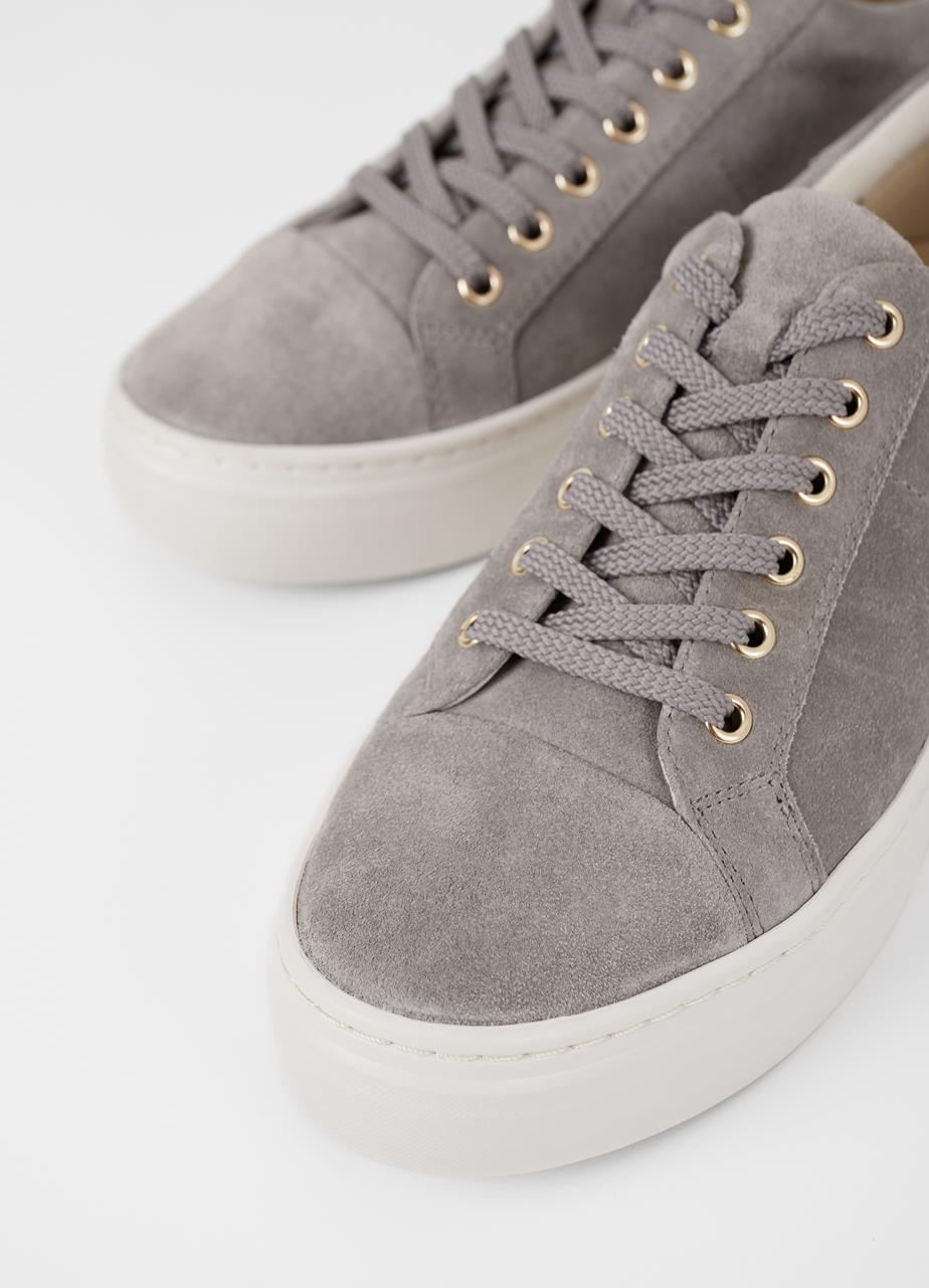 Zoe platform sneakers Grey suede