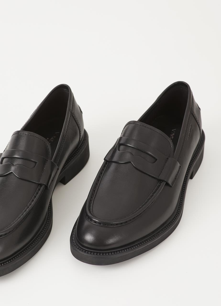 Alex m loafers Black leather