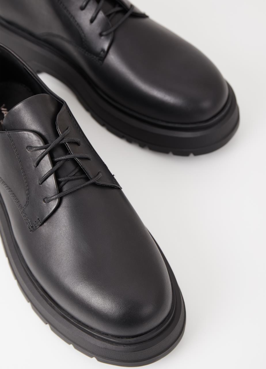 Jeff shoes Black leather