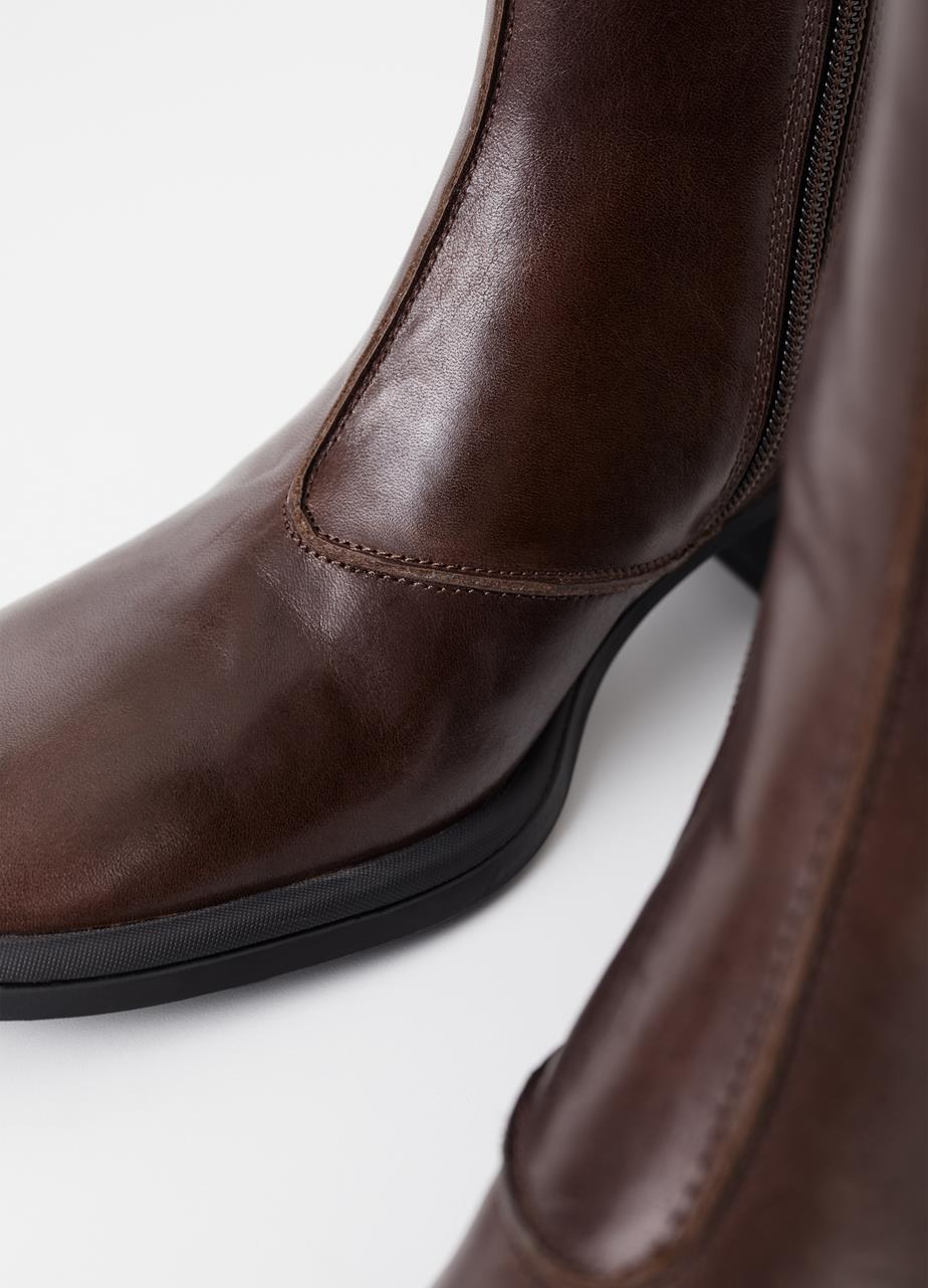 Ansie boots Dark Brown leather