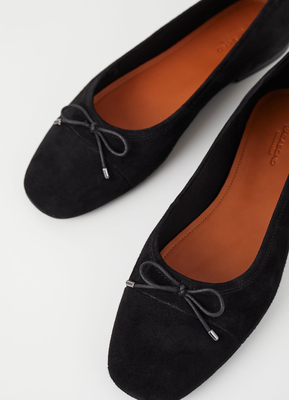 Jolin ballet flats Black suede