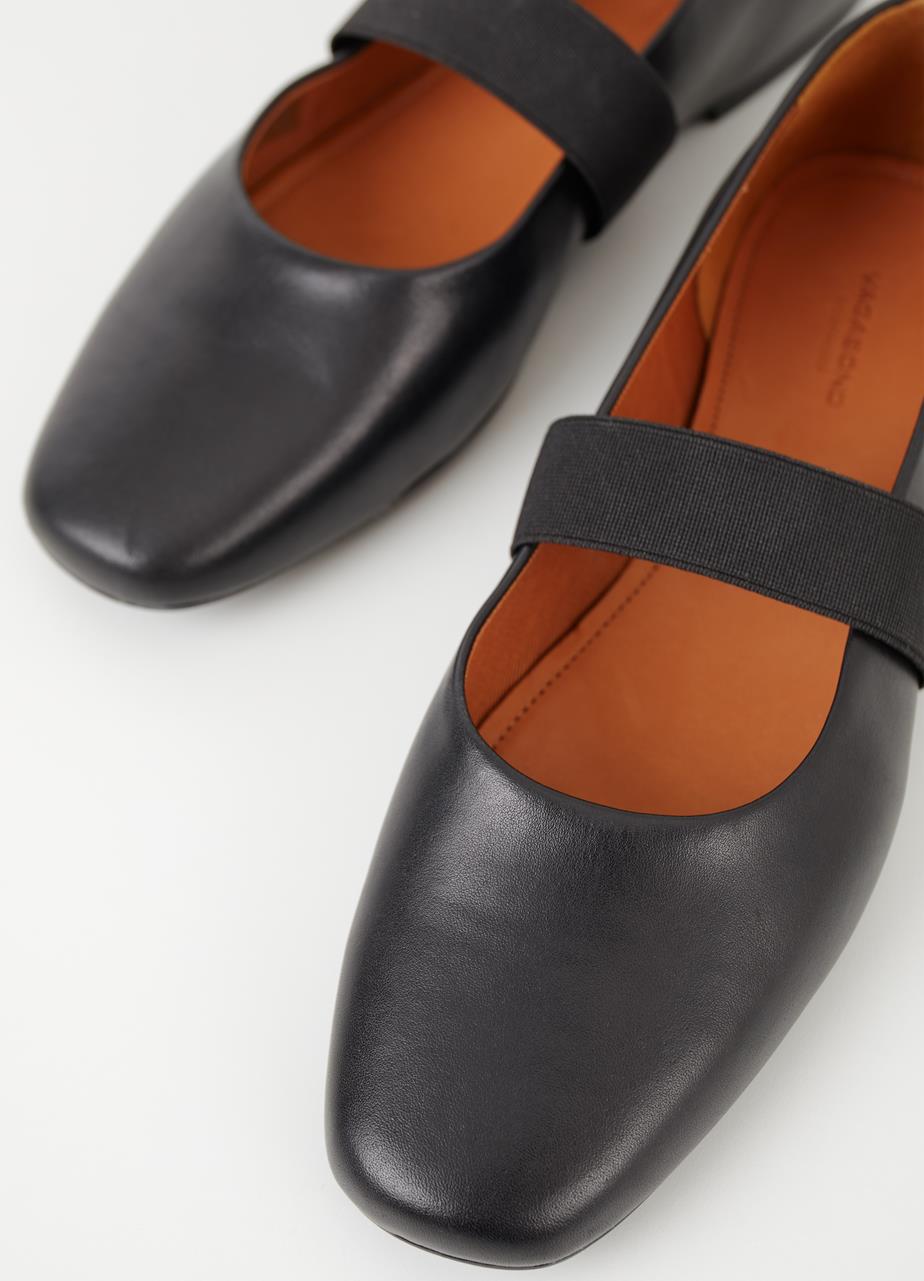 Jolin ballet flats Black leather