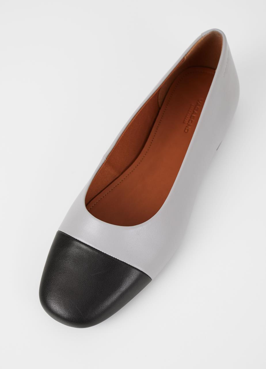 Jolin ballet flats Light Grey leather