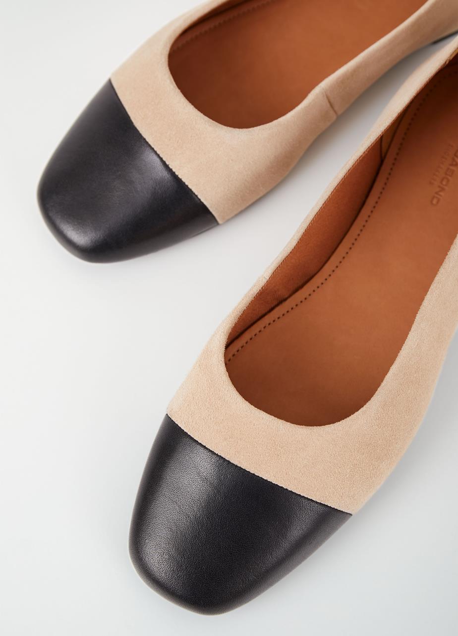 Jolin ballet flats Beige suede/leather