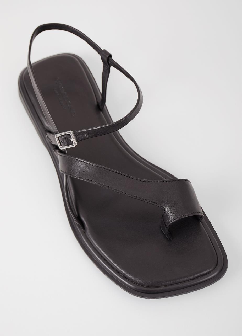 Izzy sandals Black leather