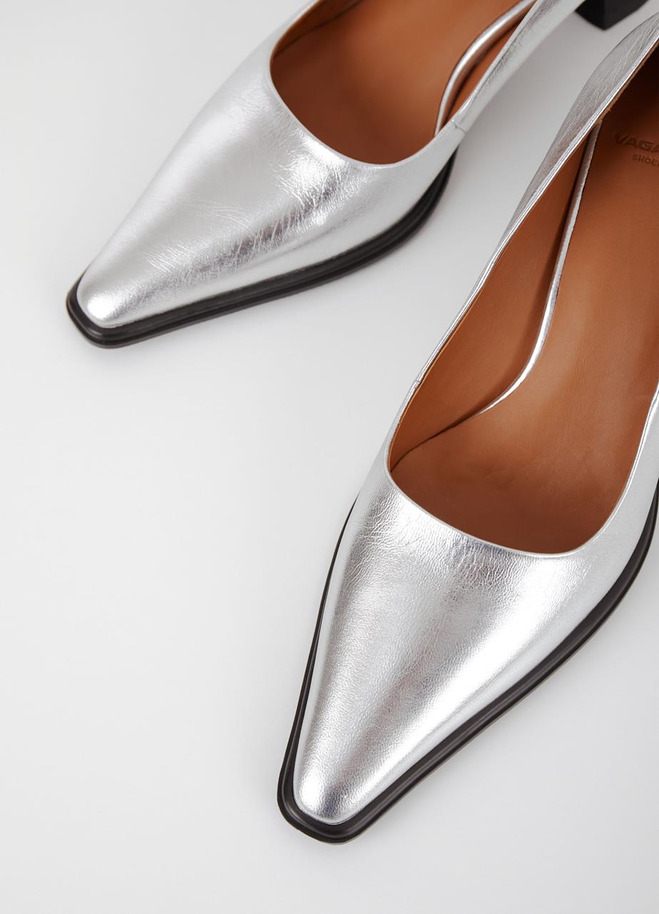 Tilly pumps Silver metallic leather