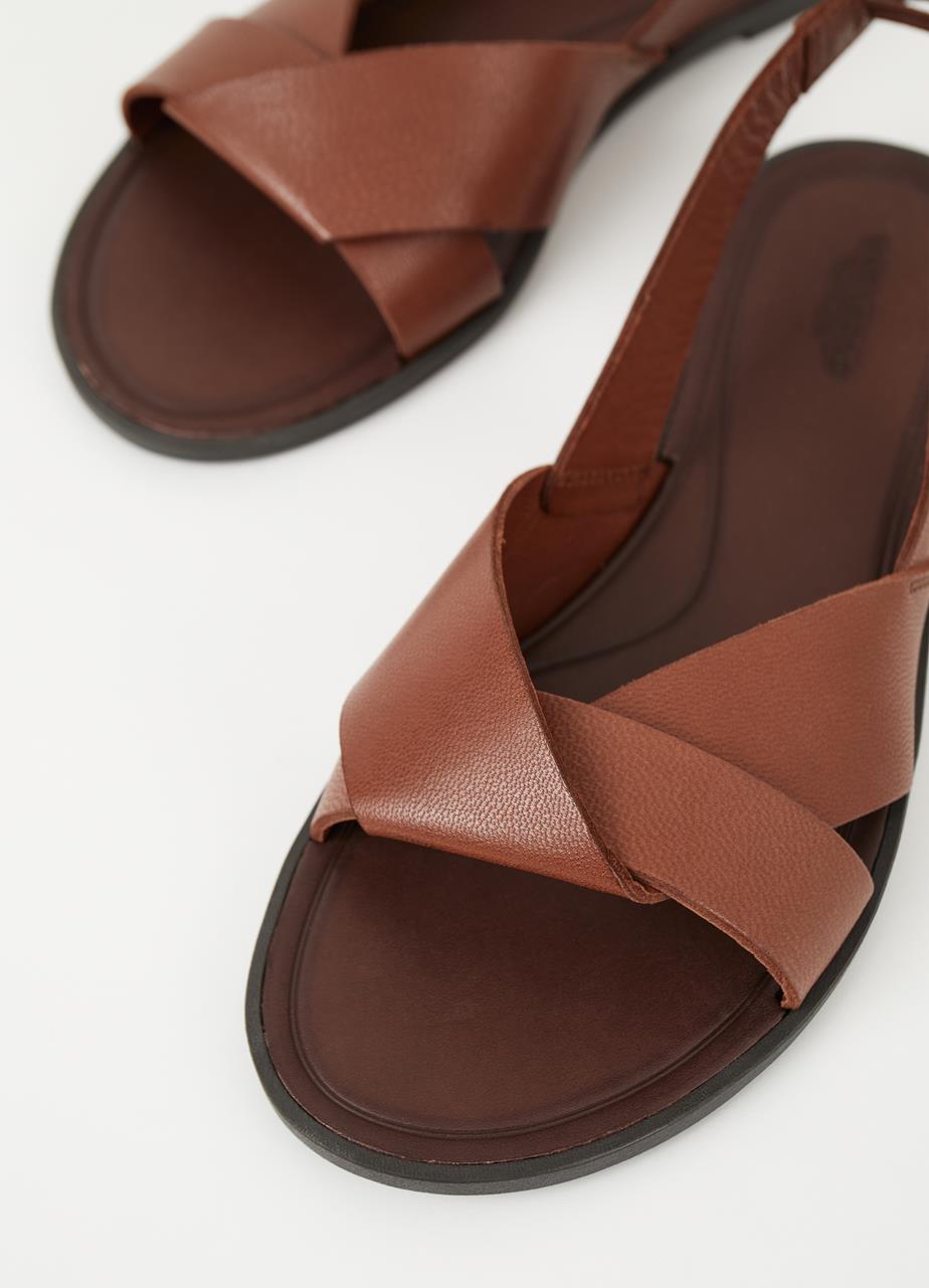 Tia 2.0 sandals Brown leather