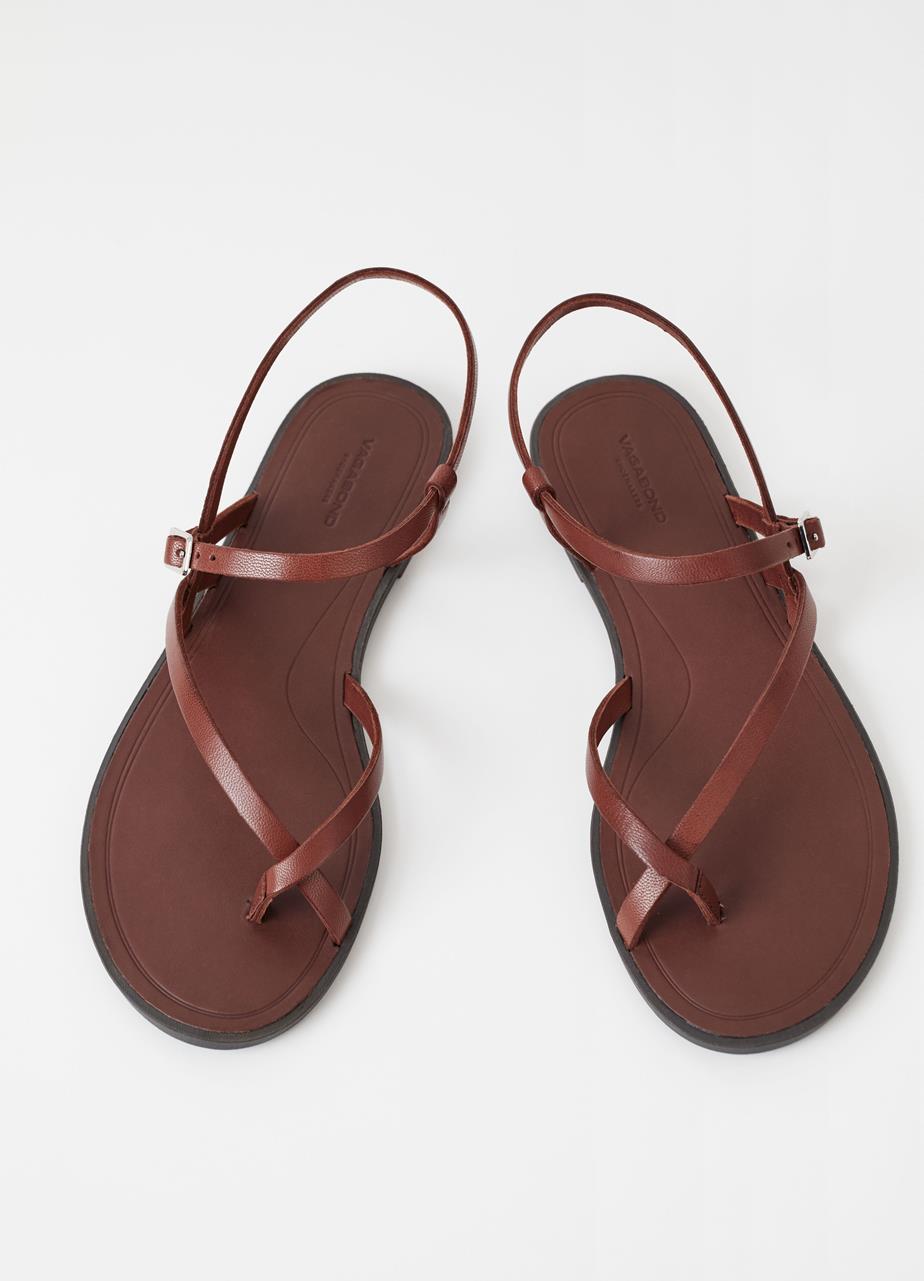 Tia 2.0 sandals Brown leather