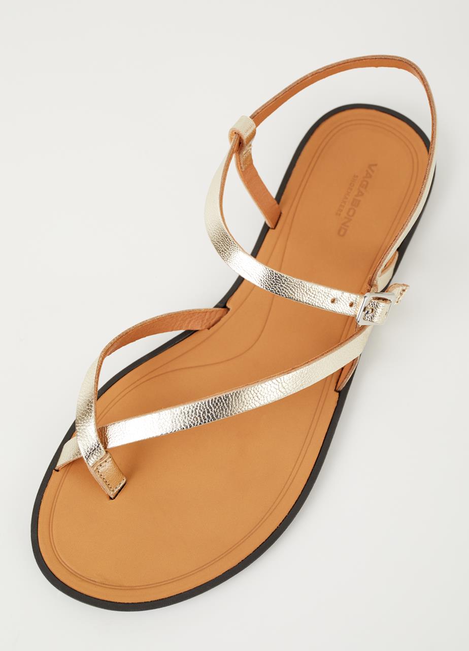 Tia 2.0 sandals Gold metallic leather