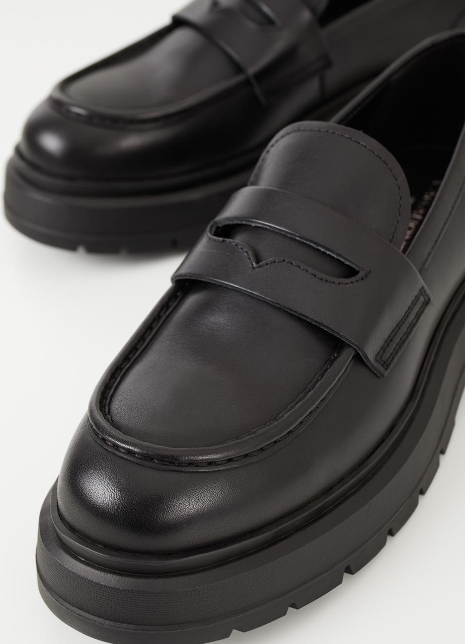 Jeff loafers Black leather