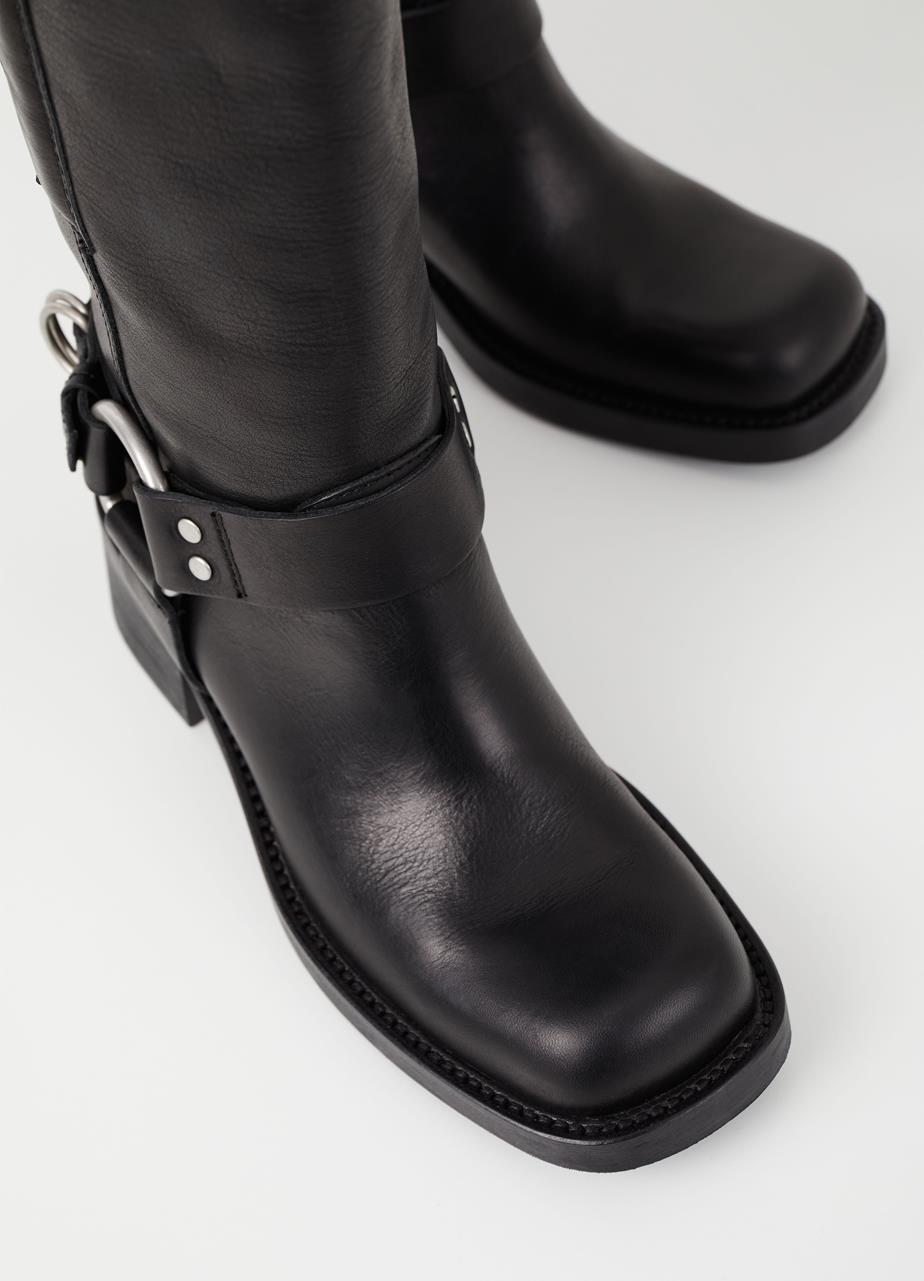 Nour tall boots Black leather