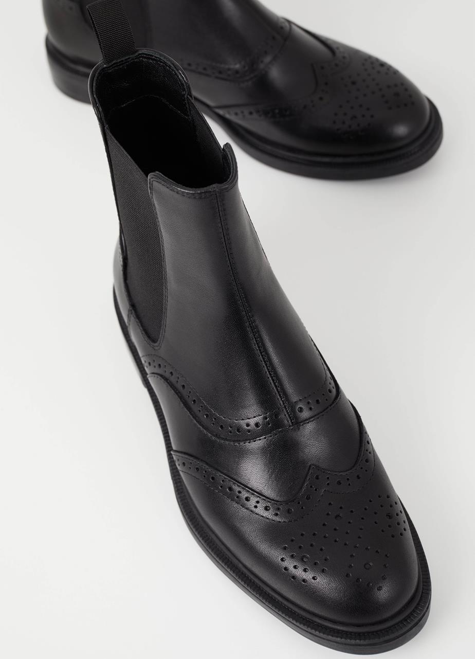 Amina boots Black leather