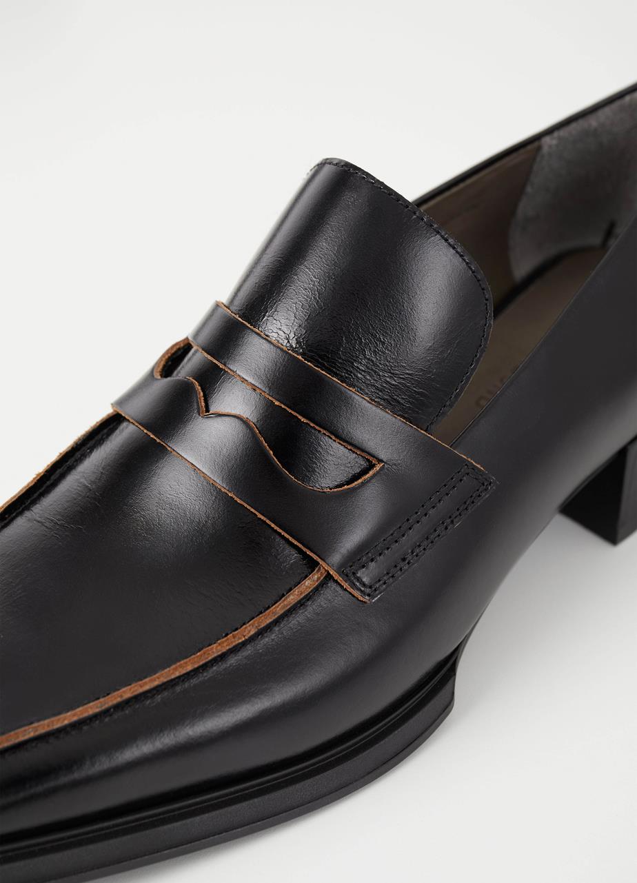 Eida loafers Black, Leather