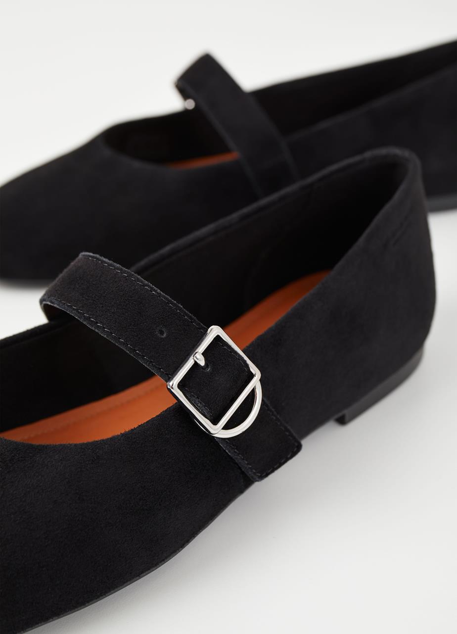 Jolin ballet flats Black suede