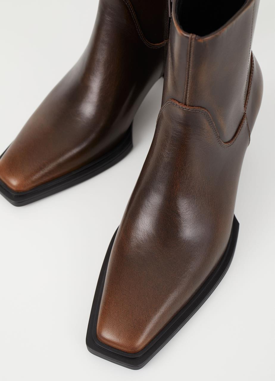 Alina boots Brown brush-off leather