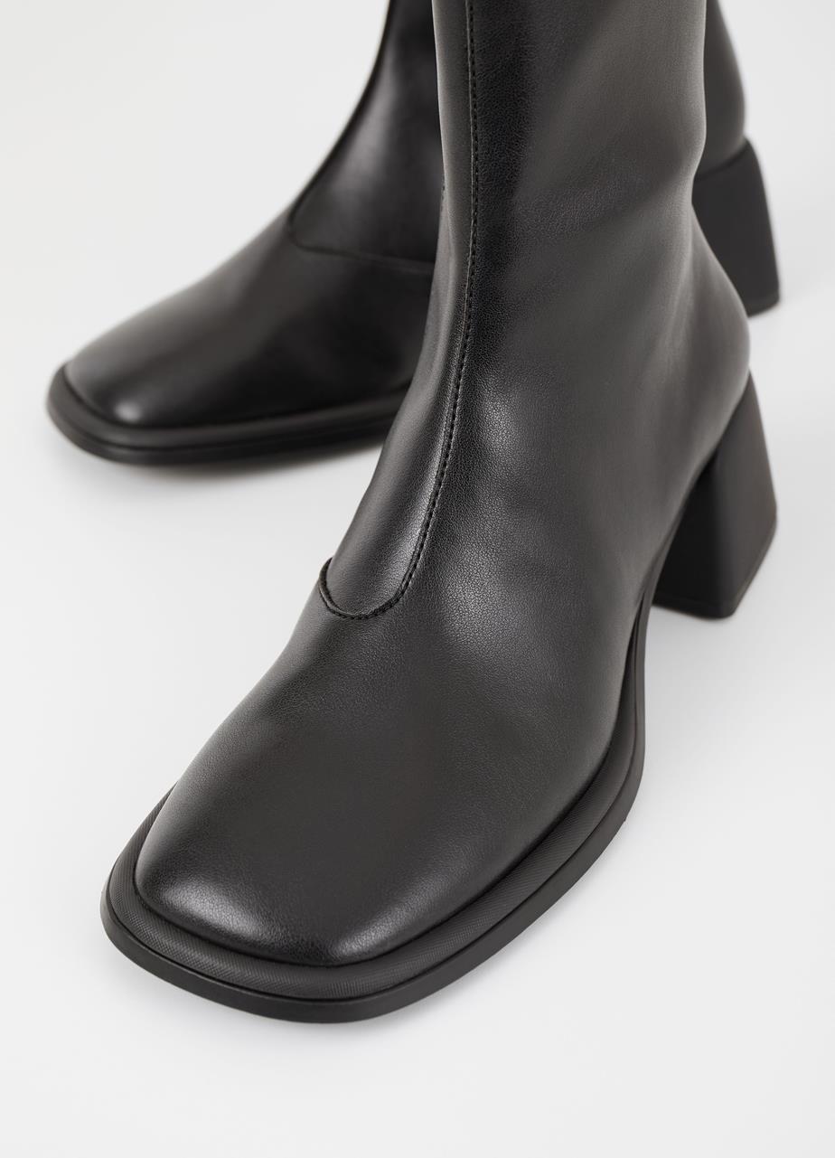 Ansie boots Black leather imitation