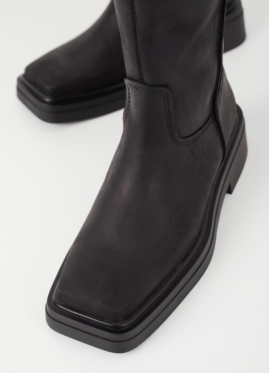 Eyra tall boots Black oily nubuck