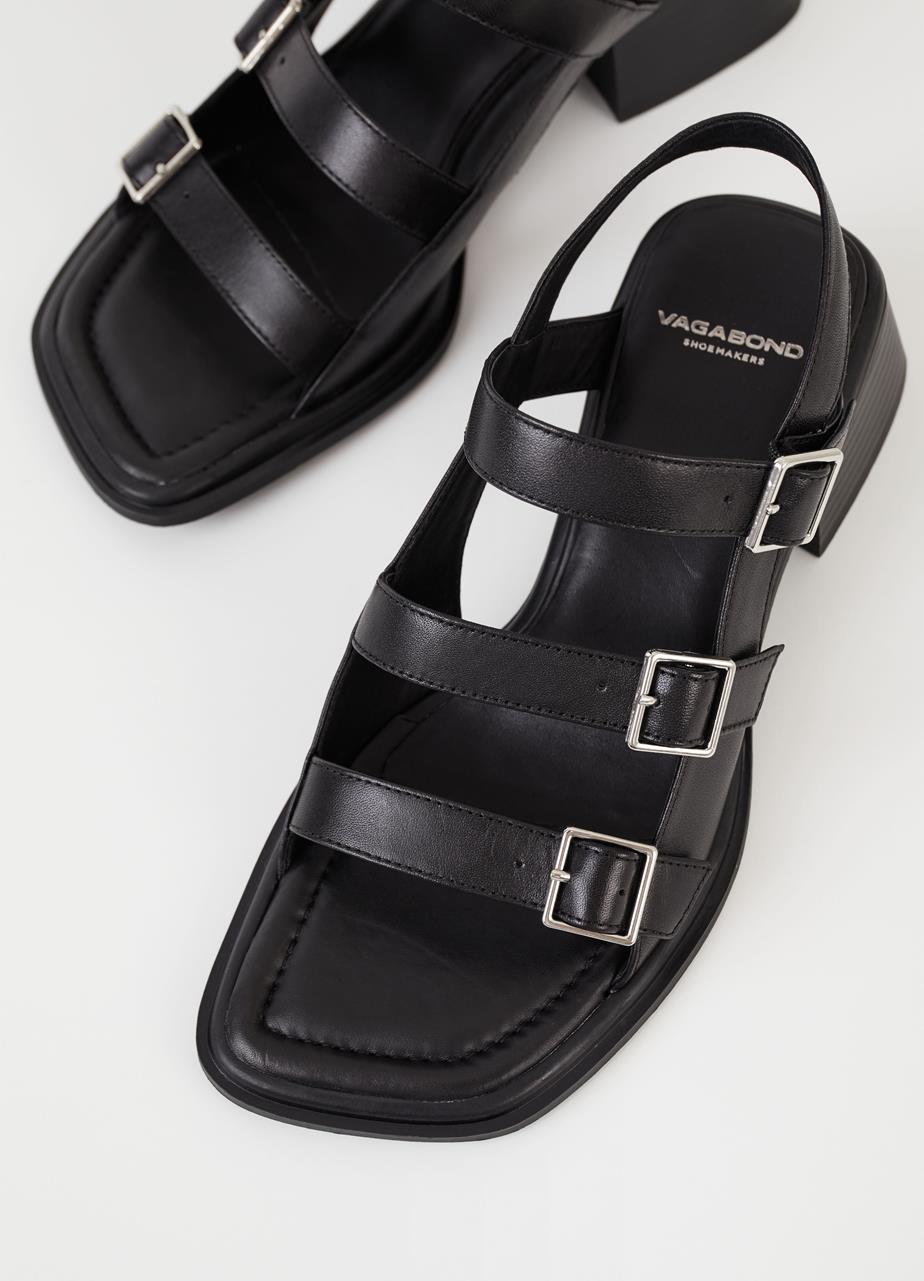 Ines sandals Black leather