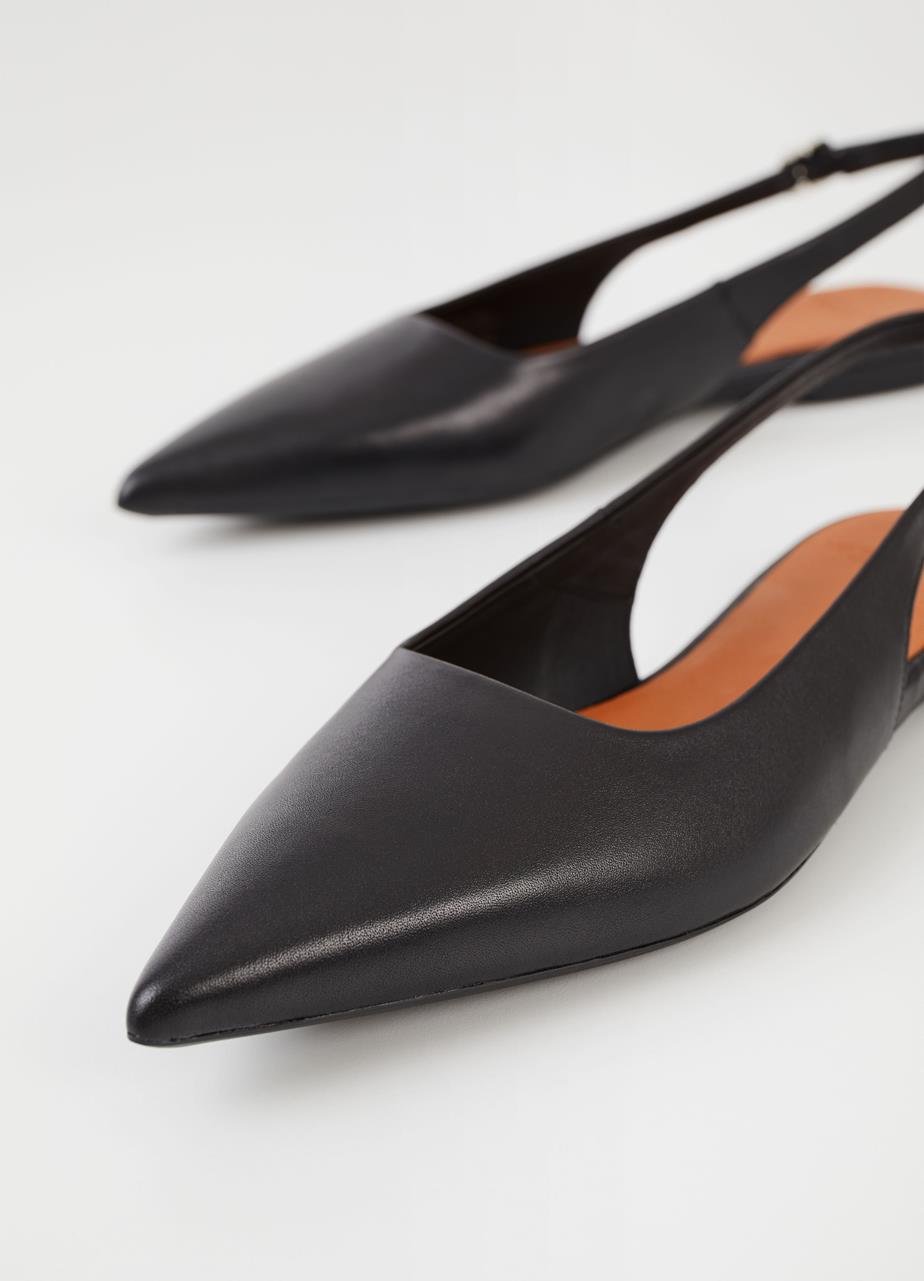 Hermine ballet flats Black leather