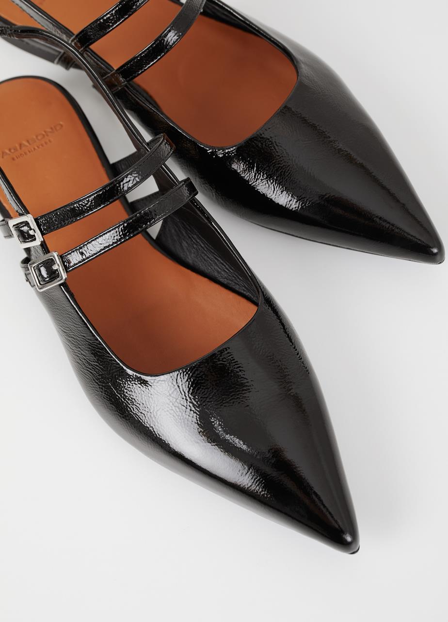 Hermine ballet flats BLACK PATENT LEATHER