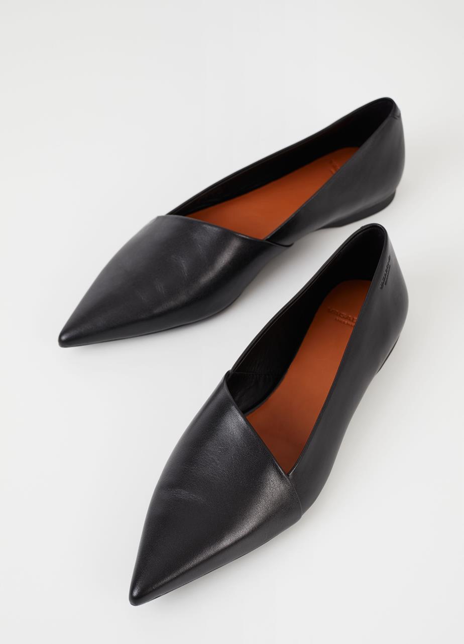 Hermine ballet flats Black leather