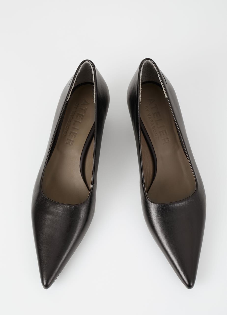 Sonya pumps Black leather