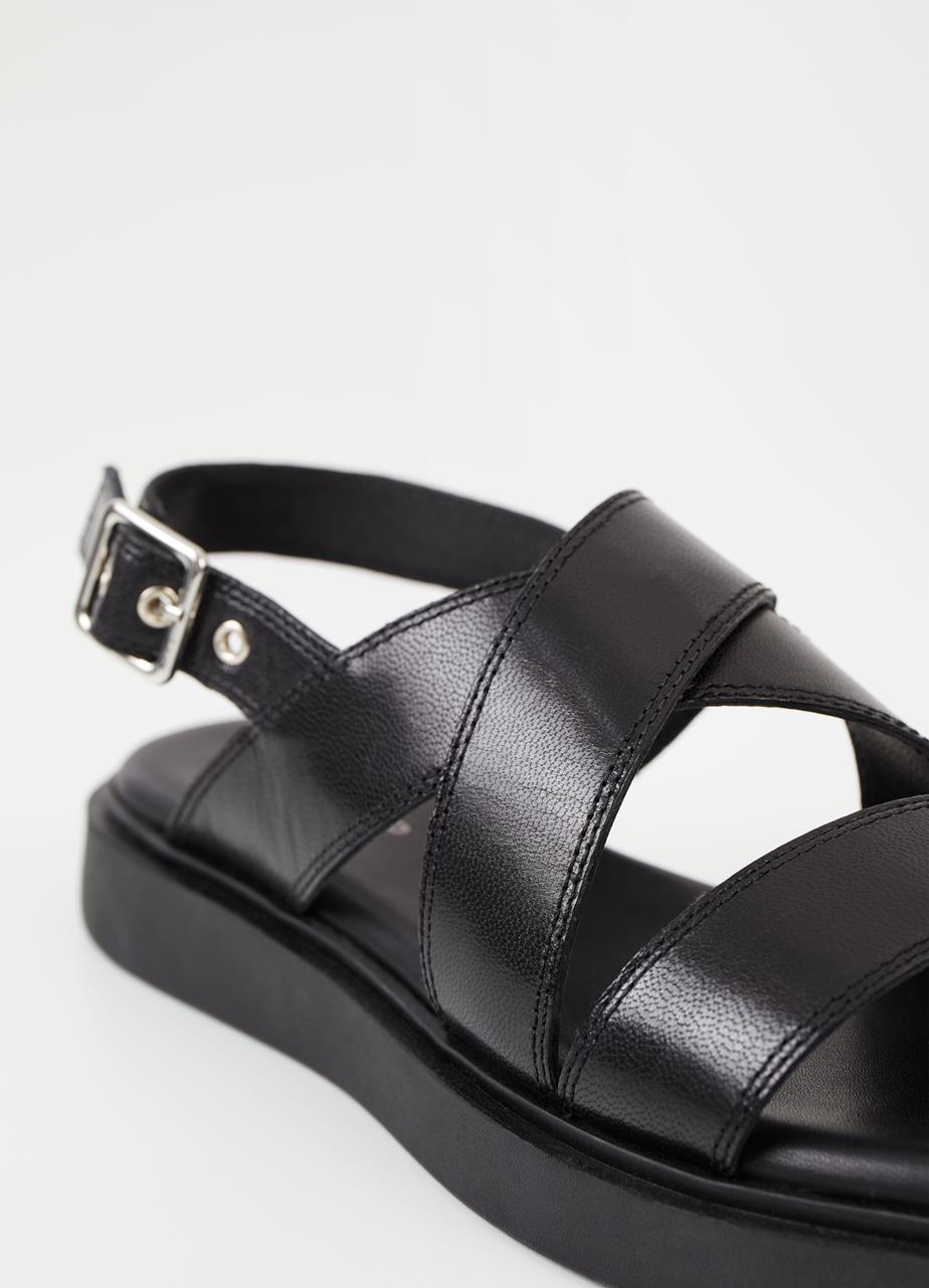 Connie sandals Black leather