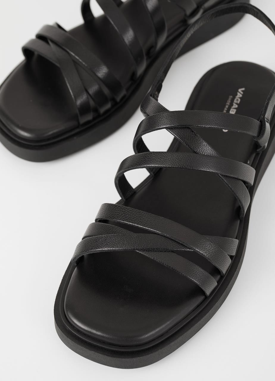 Connie sandals Black leather