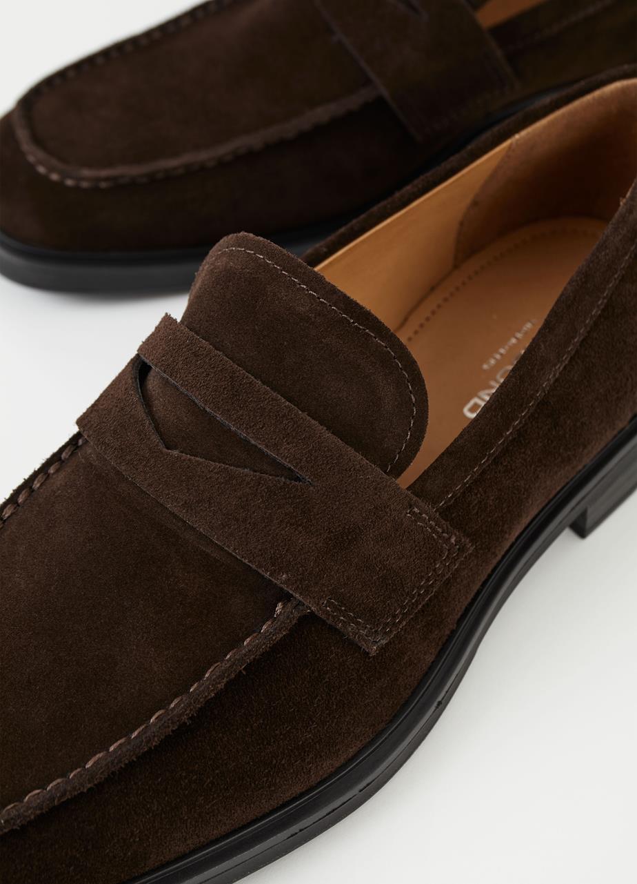 Andrew loafers Dark Brown suede