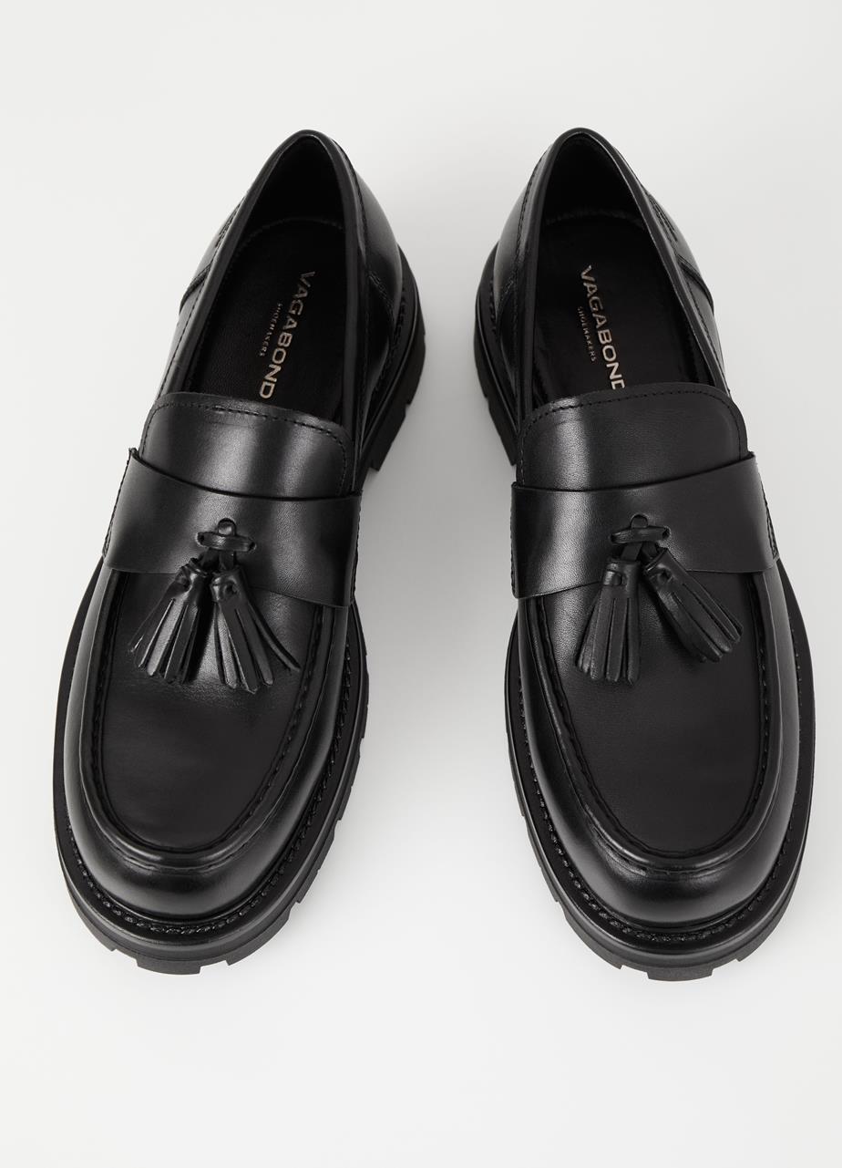 Cameron loafers Black leather