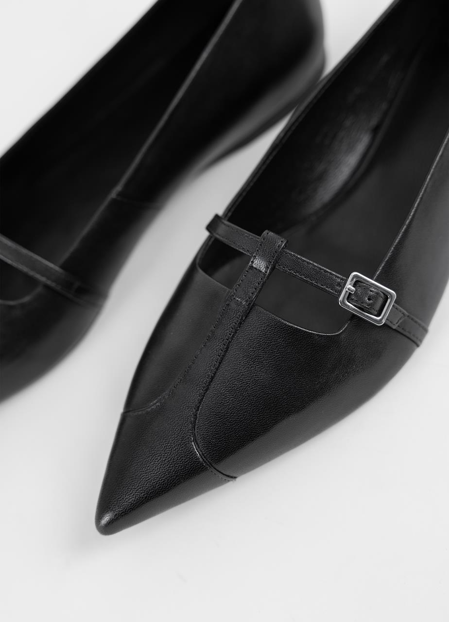 Hermine ballet flats Black leather